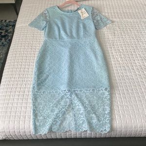 ASOS midi lace dress.